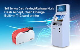 Self Service Card Vending&Rechager Kiosk